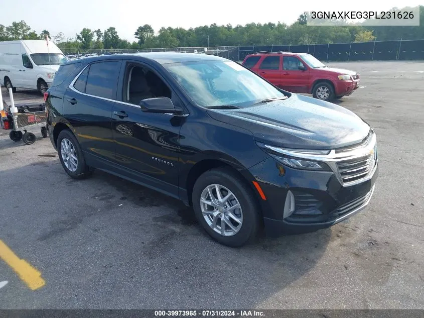 2023 Chevrolet Equinox Fwd Lt VIN: 3GNAXKEG3PL231626 Lot: 39973965