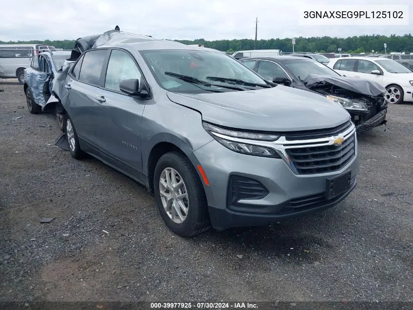 2023 Chevrolet Equinox Awd Ls VIN: 3GNAXSEG9PL125102 Lot: 39977925