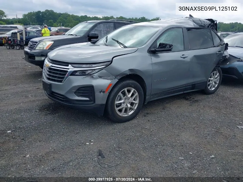 2023 Chevrolet Equinox Awd Ls VIN: 3GNAXSEG9PL125102 Lot: 39977925