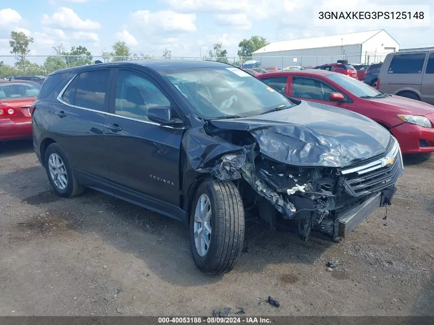 2023 Chevrolet Equinox Fwd Lt VIN: 3GNAXKEG3PS125148 Lot: 40053188