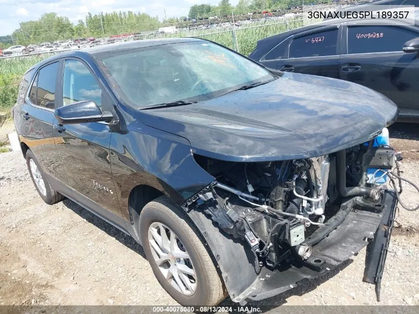 2023 Chevrolet Equinox Awd Lt VIN: 3GNAXUEG5PL189357 Lot: 40075080