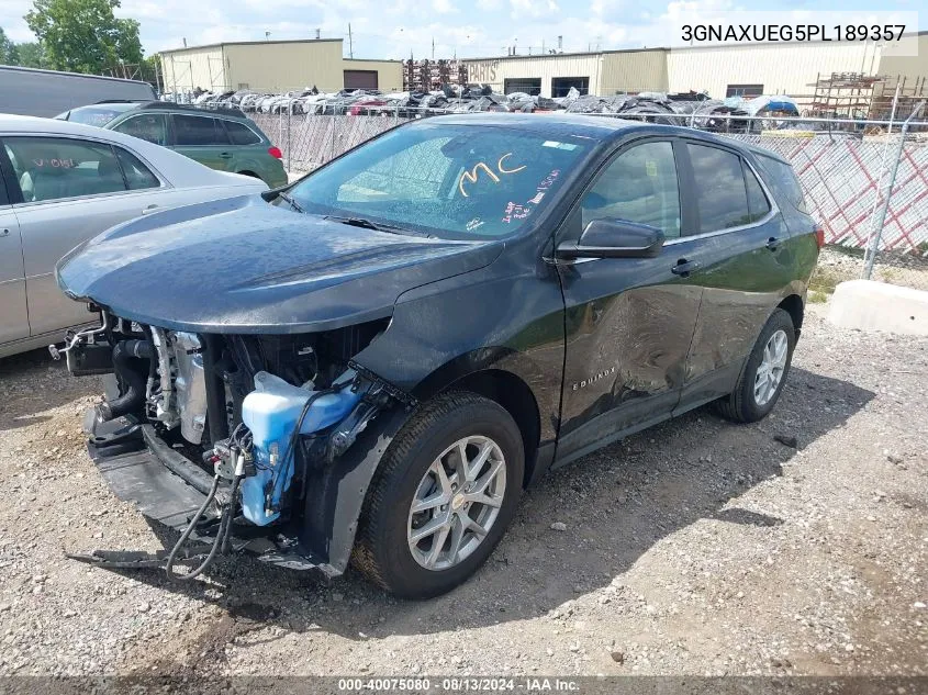 2023 Chevrolet Equinox Awd Lt VIN: 3GNAXUEG5PL189357 Lot: 40075080