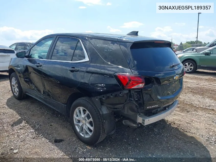 2023 Chevrolet Equinox Awd Lt VIN: 3GNAXUEG5PL189357 Lot: 40075080