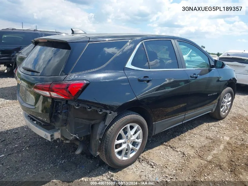 2023 Chevrolet Equinox Awd Lt VIN: 3GNAXUEG5PL189357 Lot: 40075080