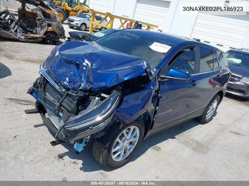 2023 Chevrolet Equinox Fwd Lt VIN: 3GNAXKEG2PL186923 Lot: 40128287