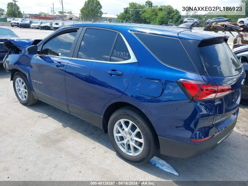 2023 Chevrolet Equinox Fwd Lt VIN: 3GNAXKEG2PL186923 Lot: 40128287