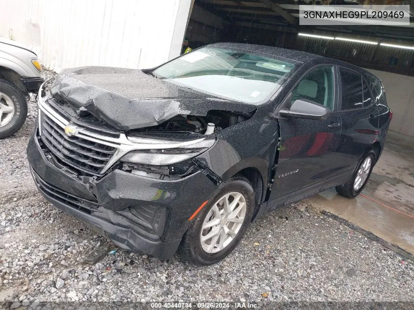 2023 Chevrolet Equinox Fwd Ls VIN: 3GNAXHEG9PL209469 Lot: 40440734