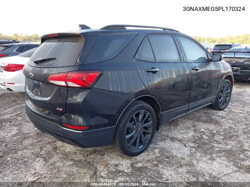 2023 Chevrolet Equinox Rs VIN: 3GNAXMEG5PL170324 Lot: 40464873