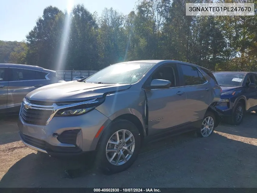 3GNAXTEG1PL247670 2023 Chevrolet Equinox Awd 2Fl