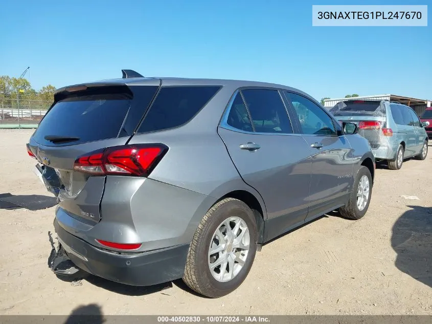 3GNAXTEG1PL247670 2023 Chevrolet Equinox Awd 2Fl