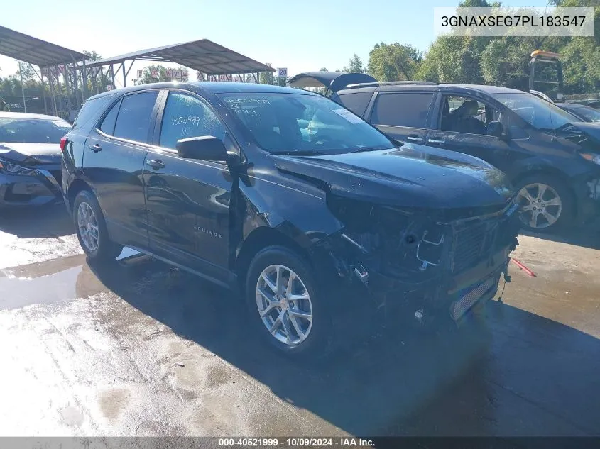 2023 Chevrolet Equinox Awd Ls VIN: 3GNAXSEG7PL183547 Lot: 40521999