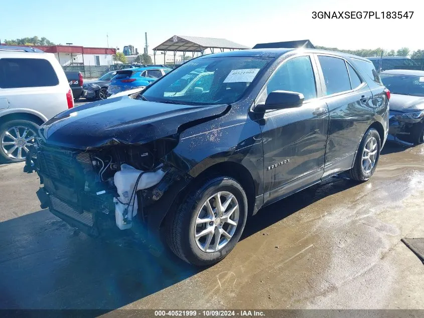 2023 Chevrolet Equinox Awd Ls VIN: 3GNAXSEG7PL183547 Lot: 40521999