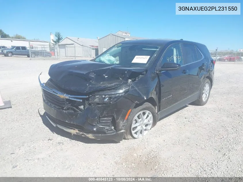 3GNAXUEG2PL231550 2023 Chevrolet Equinox Awd Lt