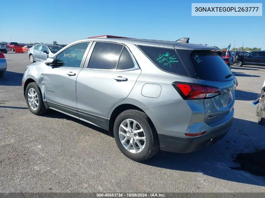 2023 Chevrolet Equinox Awd 2Fl VIN: 3GNAXTEG0PL263777 Lot: 40553755