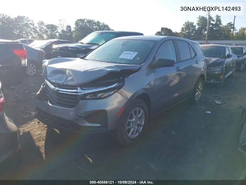 2023 Chevrolet Equinox Ls VIN: 3GNAXHEGXPL142493 Lot: 40556121