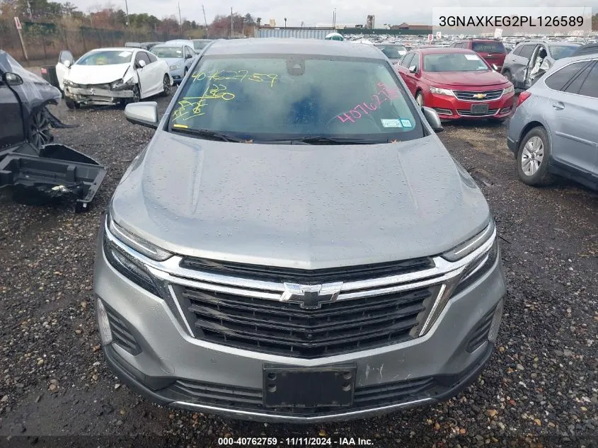 2023 Chevrolet Equinox Lt VIN: 3GNAXKEG2PL126589 Lot: 40762759