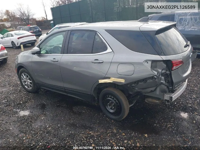 2023 Chevrolet Equinox Lt VIN: 3GNAXKEG2PL126589 Lot: 40762759