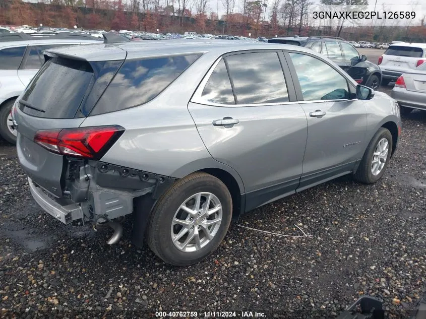 2023 Chevrolet Equinox Lt VIN: 3GNAXKEG2PL126589 Lot: 40762759