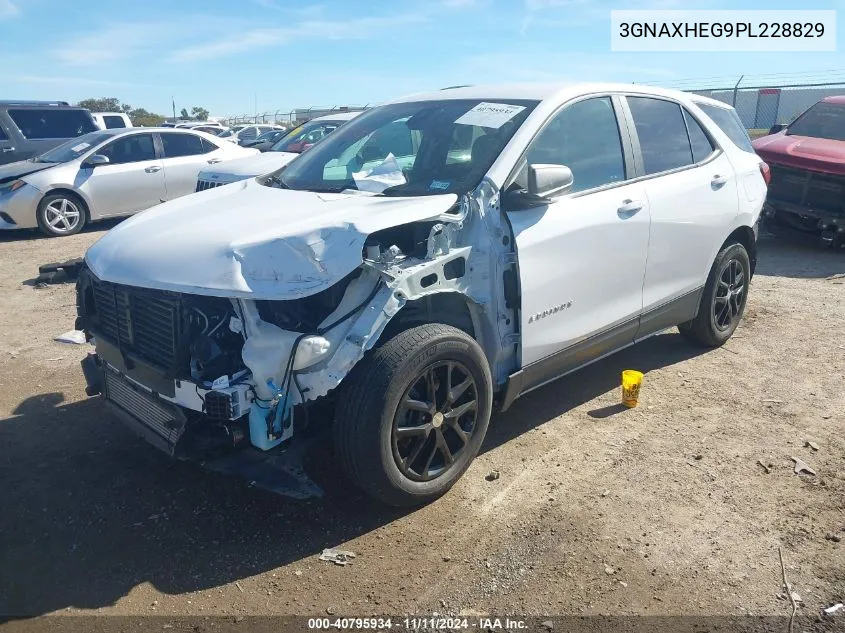 2023 Chevrolet Equinox Ls VIN: 3GNAXHEG9PL228829 Lot: 40795934