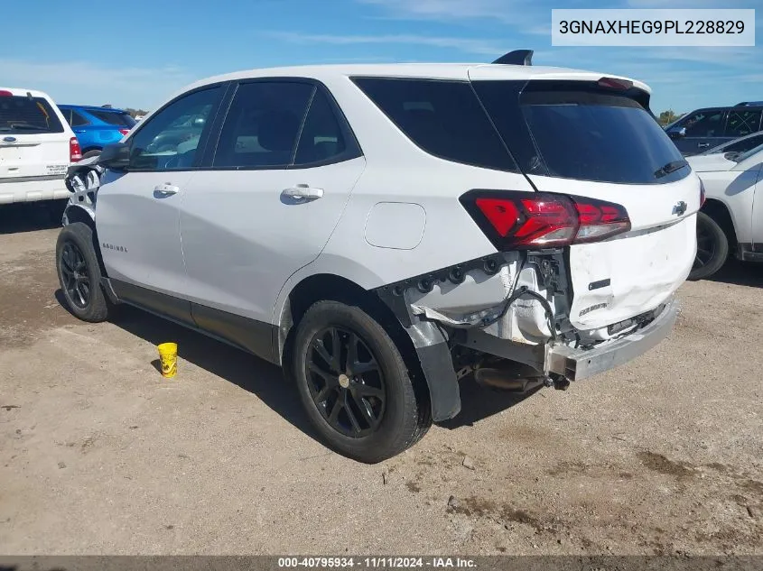 2023 Chevrolet Equinox Ls VIN: 3GNAXHEG9PL228829 Lot: 40795934