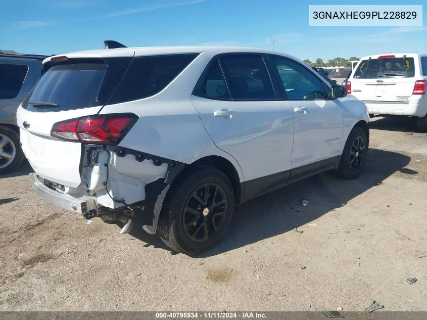 2023 Chevrolet Equinox Ls VIN: 3GNAXHEG9PL228829 Lot: 40795934