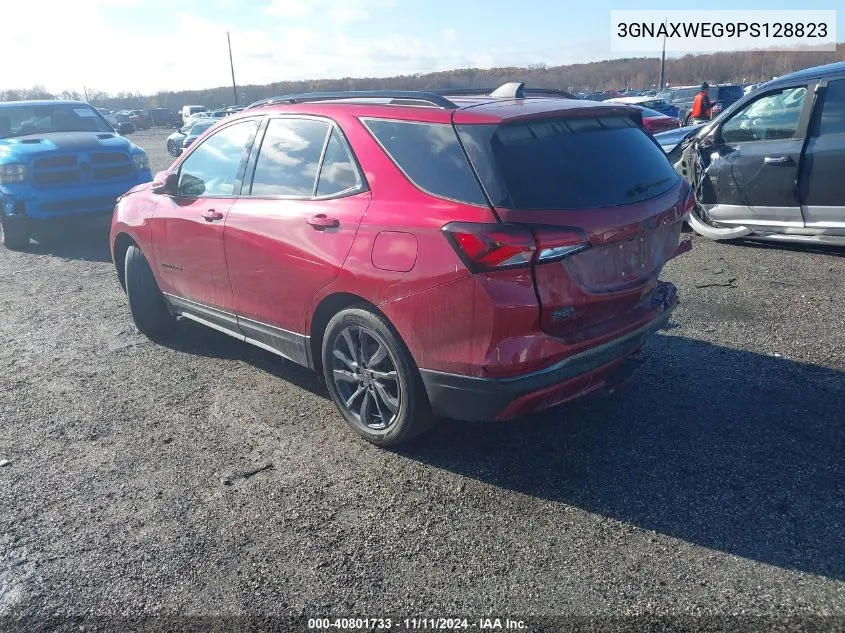 2023 Chevrolet Equinox Awd Rs VIN: 3GNAXWEG9PS128823 Lot: 40801733