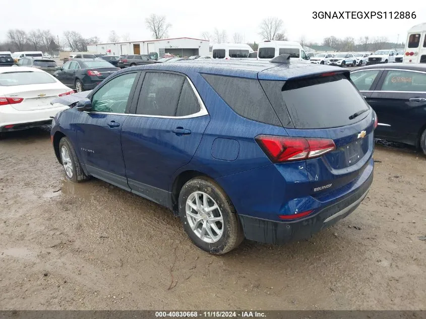 2023 Chevrolet Equinox Awd 2Fl VIN: 3GNAXTEGXPS112886 Lot: 40830668