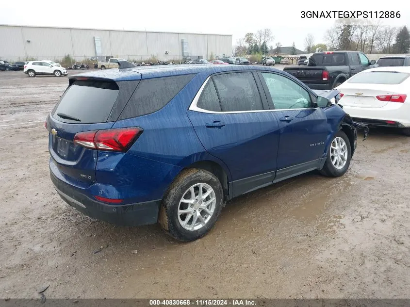 2023 Chevrolet Equinox Awd 2Fl VIN: 3GNAXTEGXPS112886 Lot: 40830668