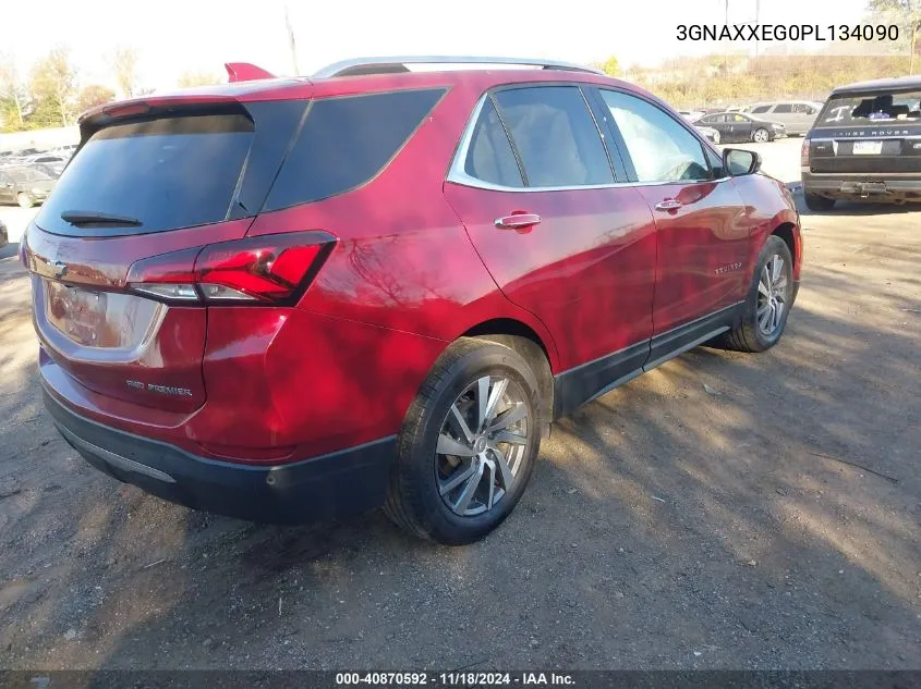 2023 Chevrolet Equinox Premier VIN: 3GNAXXEG0PL134090 Lot: 40870592