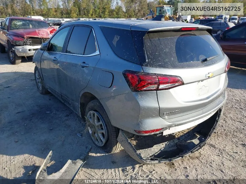 2024 Chevrolet Equinox VIN: 3GNAXUEG4RS162725 Lot: 12124618