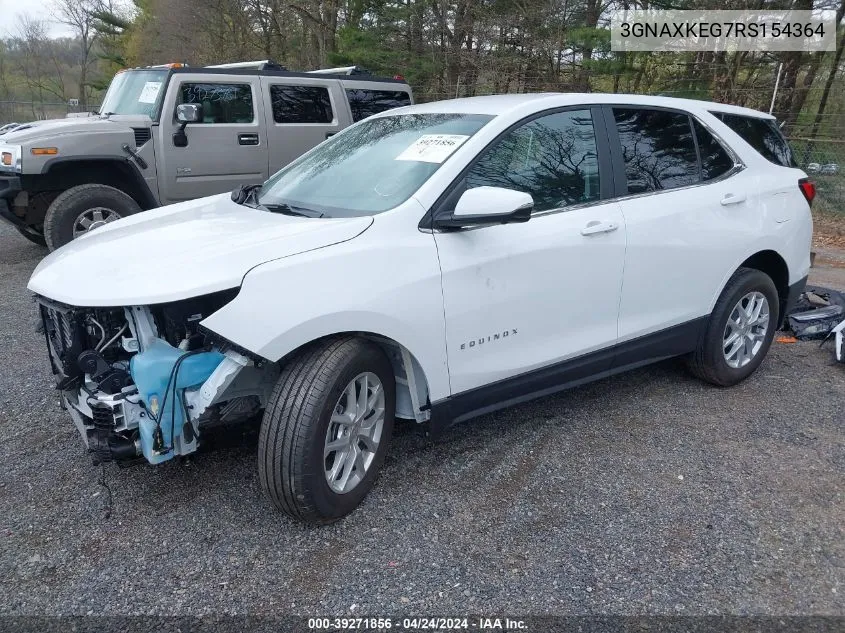 2024 Chevrolet Equinox Fwd Lt VIN: 3GNAXKEG7RS154364 Lot: 39271856