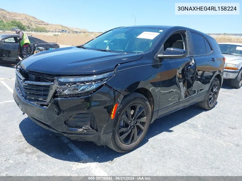 2024 Chevrolet Equinox Fwd Ls VIN: 3GNAXHEG4RL158224 Lot: 39716543