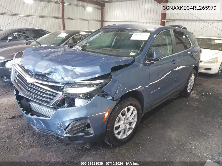 2024 Chevrolet Equinox Fwd Lt VIN: 3GNAXKEG4RL265979 Lot: 39823039