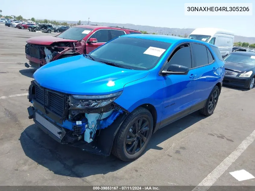 2024 Chevrolet Equinox Fwd Ls VIN: 3GNAXHEG4RL305206 Lot: 39853167