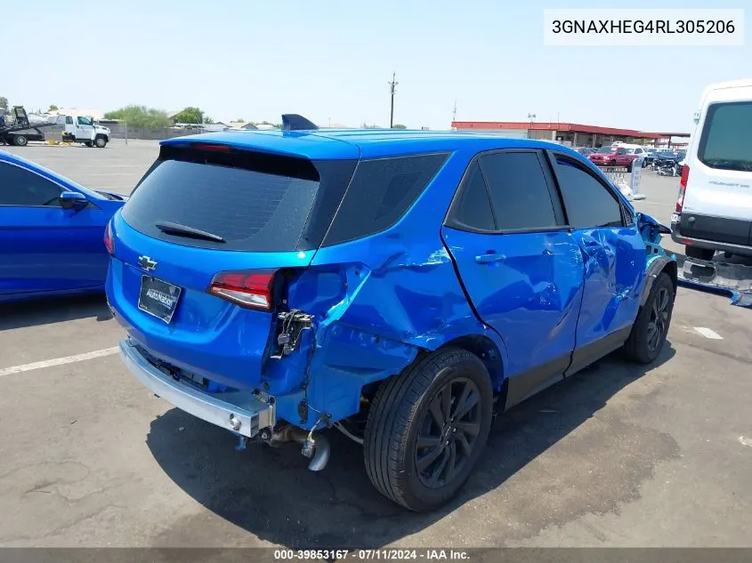 2024 Chevrolet Equinox Fwd Ls VIN: 3GNAXHEG4RL305206 Lot: 39853167