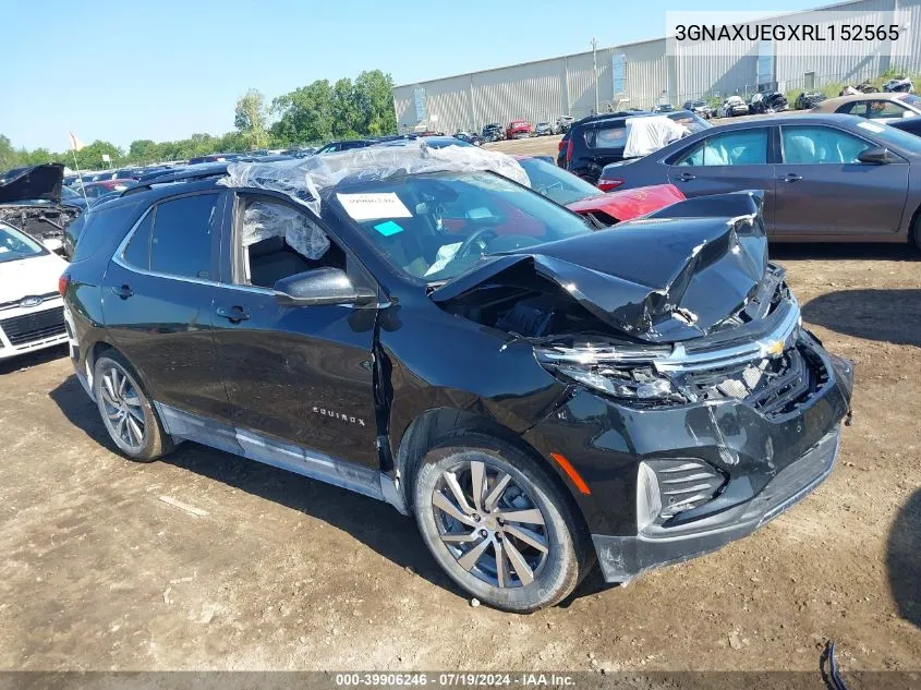 2024 Chevrolet Equinox Awd Lt VIN: 3GNAXUEGXRL152565 Lot: 39906246