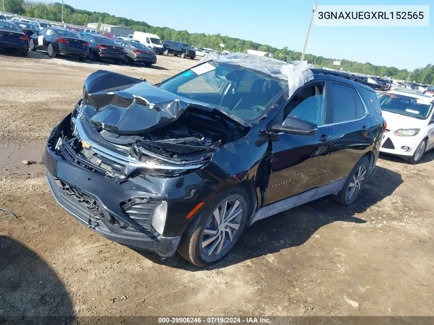 2024 Chevrolet Equinox Awd Lt VIN: 3GNAXUEGXRL152565 Lot: 39906246