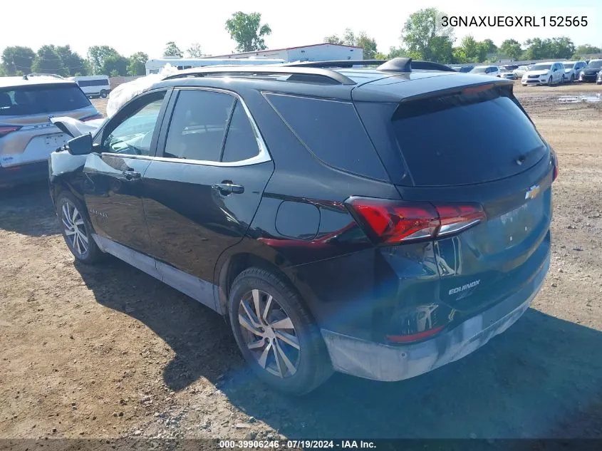 2024 Chevrolet Equinox Awd Lt VIN: 3GNAXUEGXRL152565 Lot: 39906246