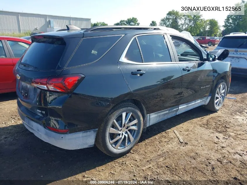 2024 Chevrolet Equinox Awd Lt VIN: 3GNAXUEGXRL152565 Lot: 39906246