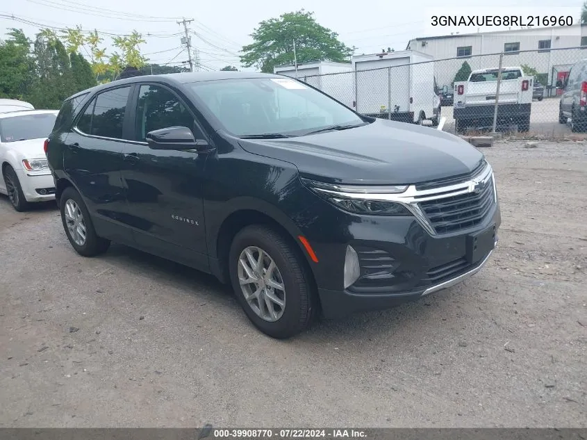 2024 Chevrolet Equinox Awd Lt VIN: 3GNAXUEG8RL216960 Lot: 39908770