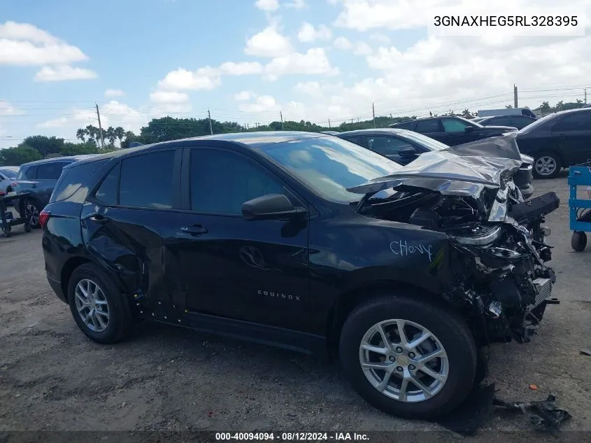 2024 Chevrolet Equinox Fwd Ls VIN: 3GNAXHEG5RL328395 Lot: 40094094