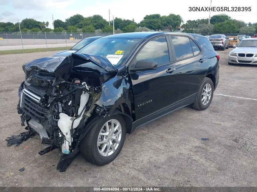 2024 Chevrolet Equinox Fwd Ls VIN: 3GNAXHEG5RL328395 Lot: 40094094