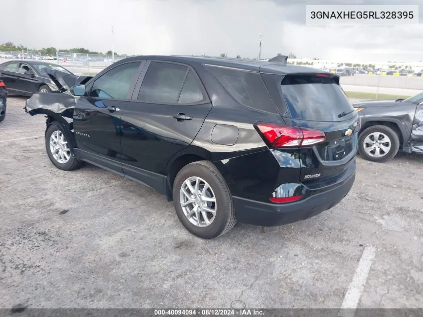 2024 Chevrolet Equinox Fwd Ls VIN: 3GNAXHEG5RL328395 Lot: 40094094