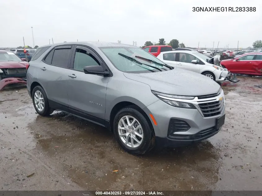 2024 Chevrolet Equinox Fwd Ls VIN: 3GNAXHEG1RL283388 Lot: 40430253