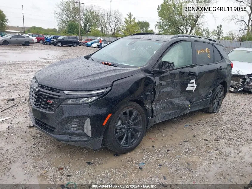 3GNAXMEG4RL119058 2024 Chevrolet Equinox Fwd Rs