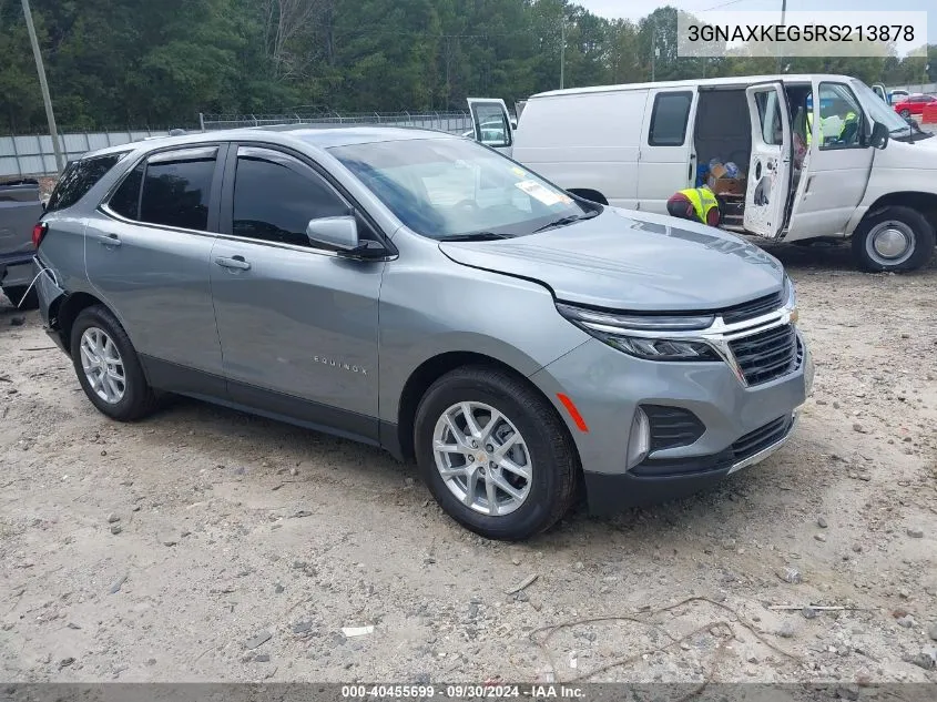 2024 Chevrolet Equinox Fwd Lt VIN: 3GNAXKEG5RS213878 Lot: 40455699