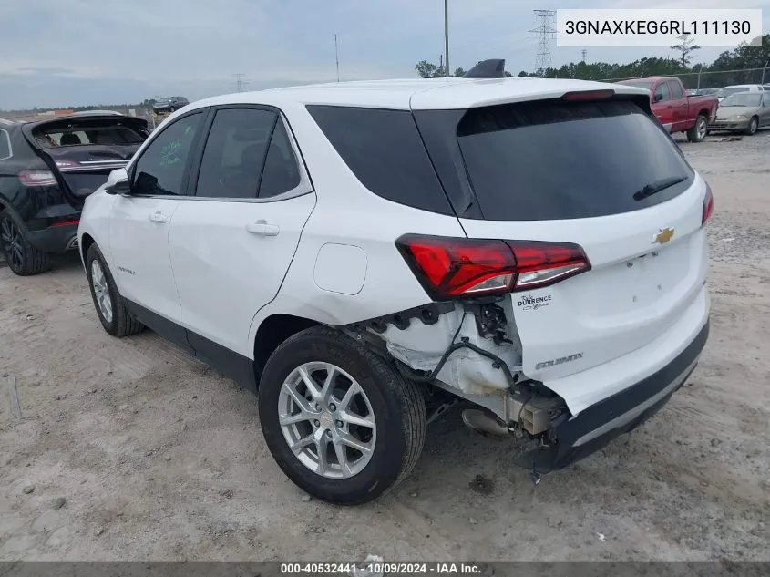 3GNAXKEG6RL111130 2024 Chevrolet Equinox Fwd Lt