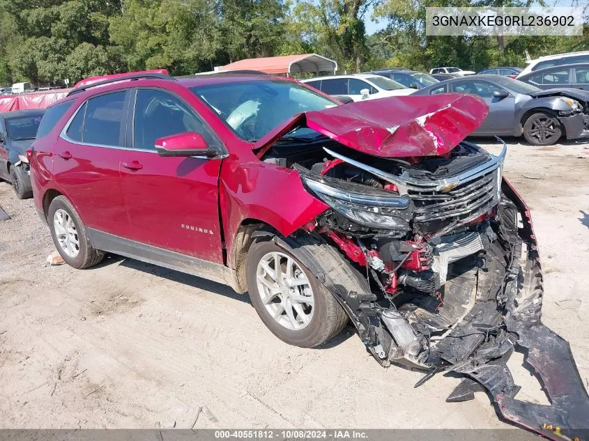 2024 Chevrolet Equinox Fwd Lt VIN: 3GNAXKEG0RL236902 Lot: 40551812