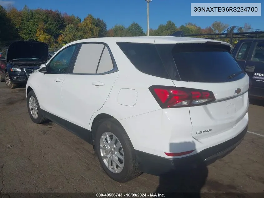 3GNAXTEG6RS234700 2024 Chevrolet Equinox Awd 2Fl