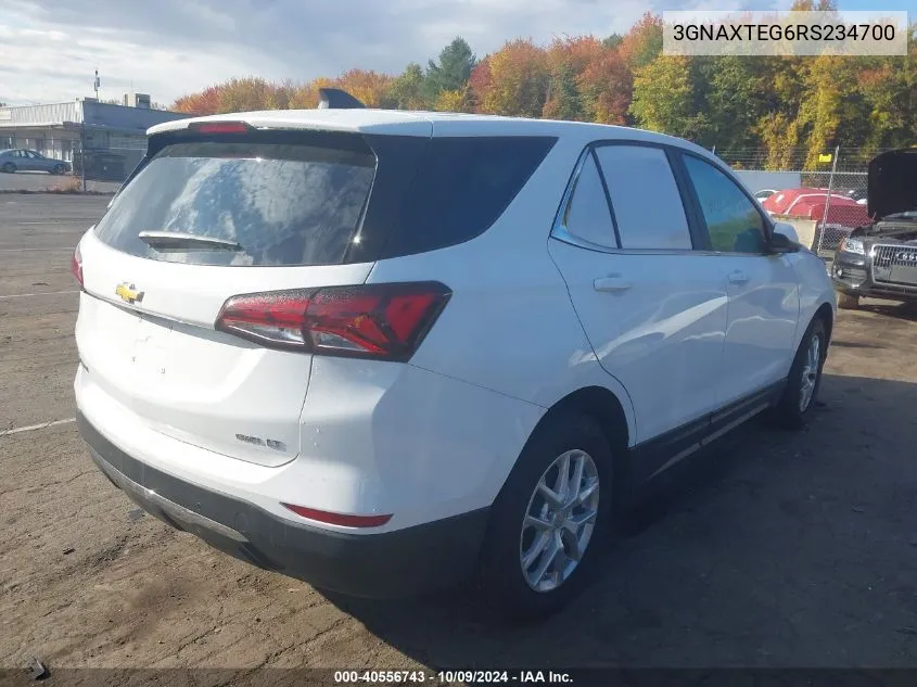 2024 Chevrolet Equinox Awd 2Fl VIN: 3GNAXTEG6RS234700 Lot: 40556743